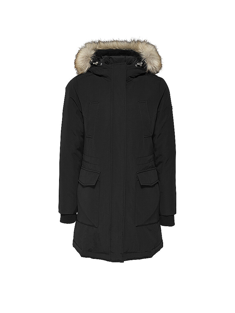TOMMY JEANS Parka Technical schwarz | M